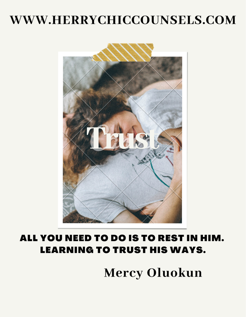 Rest - Trust His ways