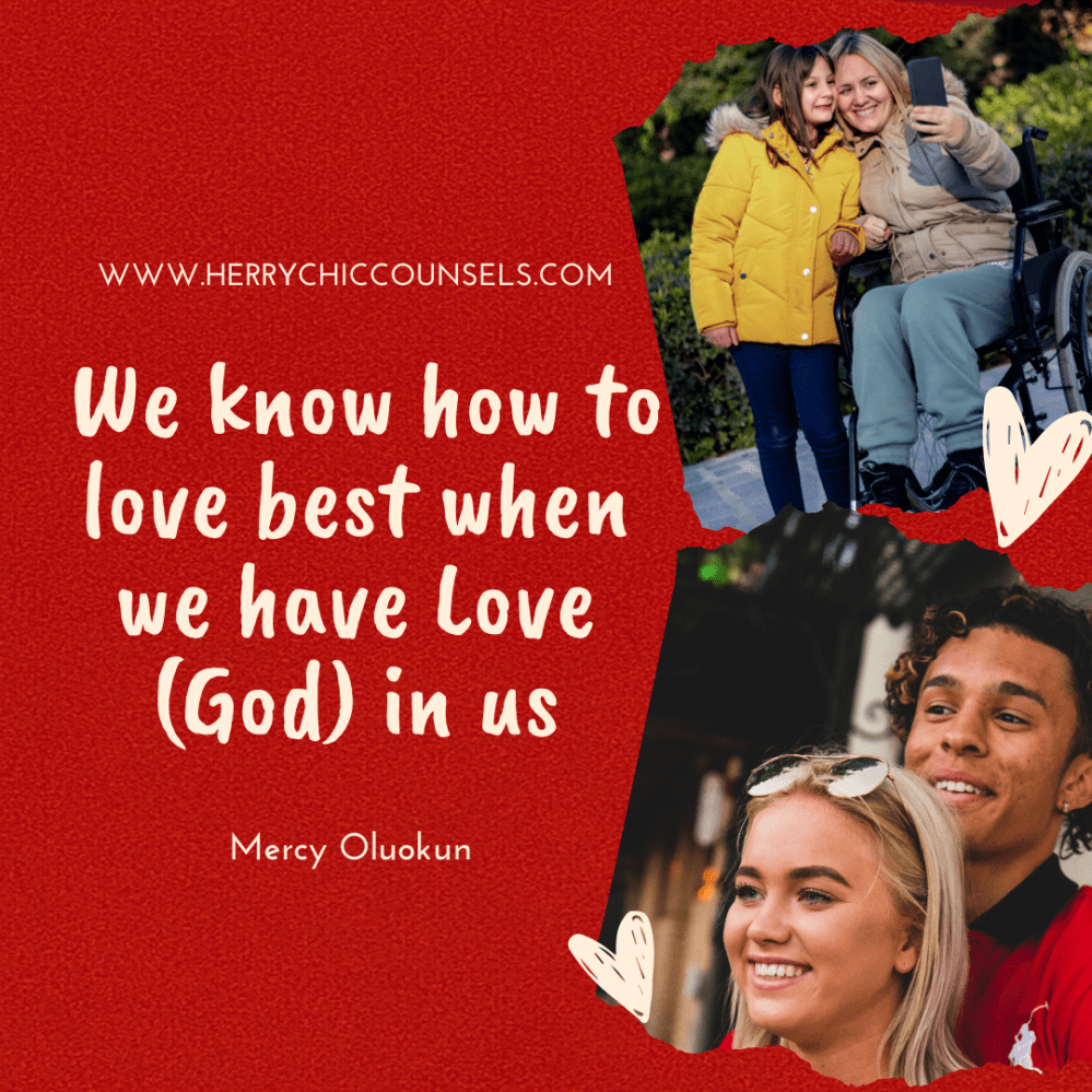 We Love because of Love