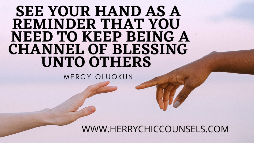 Channels of Blessing - Hand