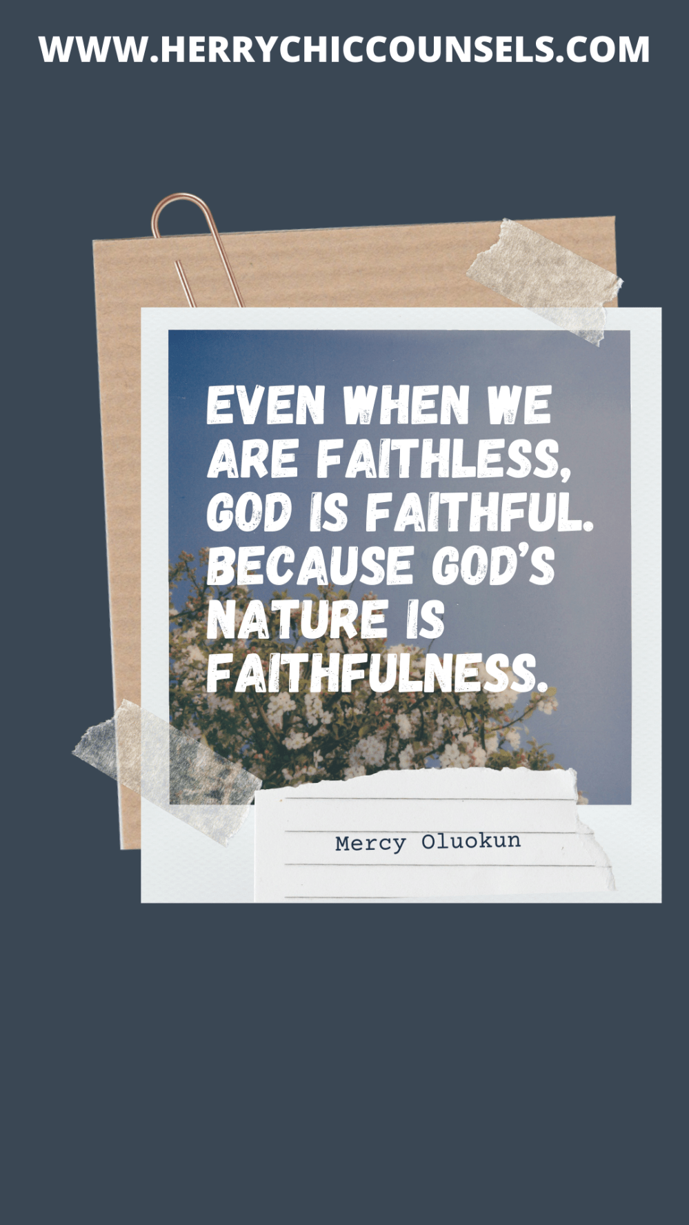Faithless - Faithful - Godβs nature