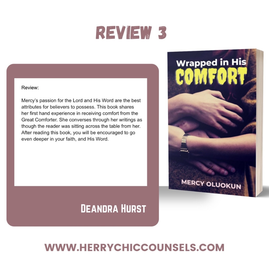 Wrapped in His comfort book review 