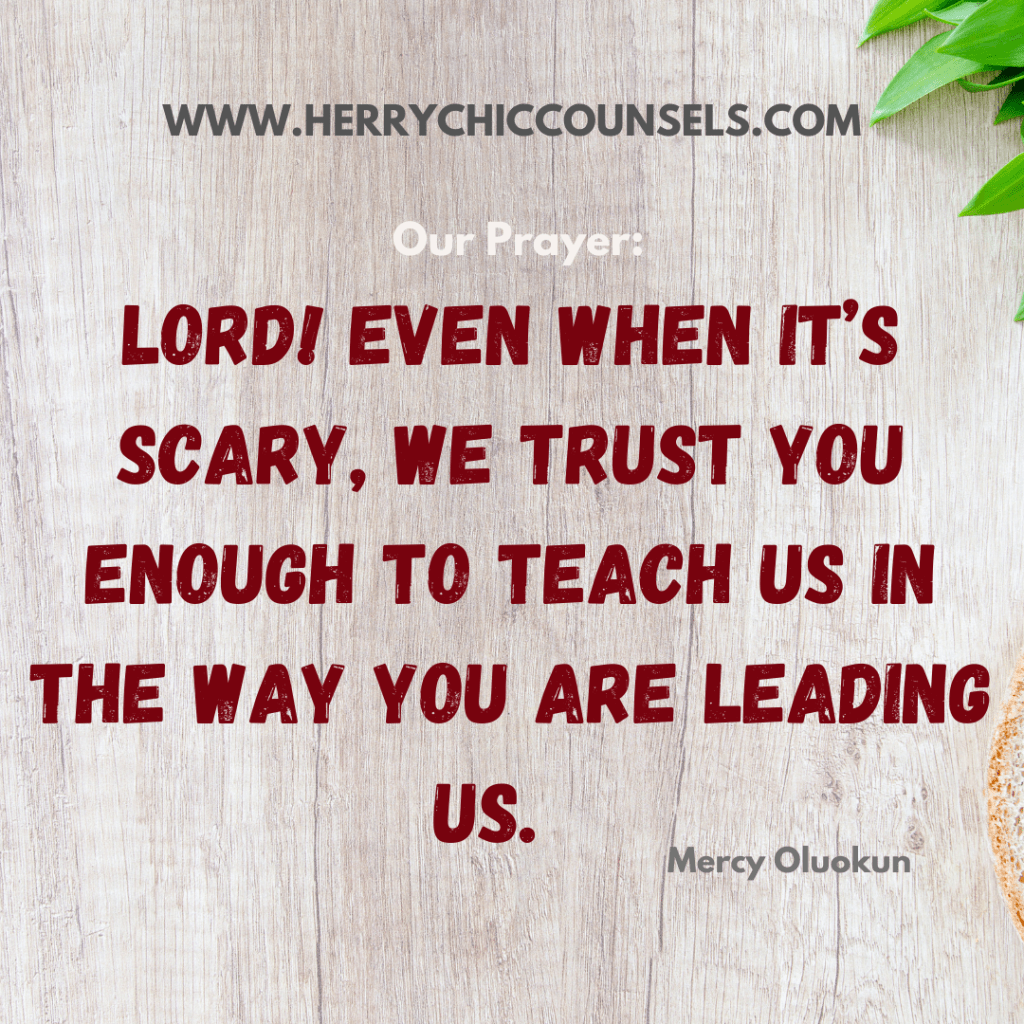 We trust you even when it’s scary  