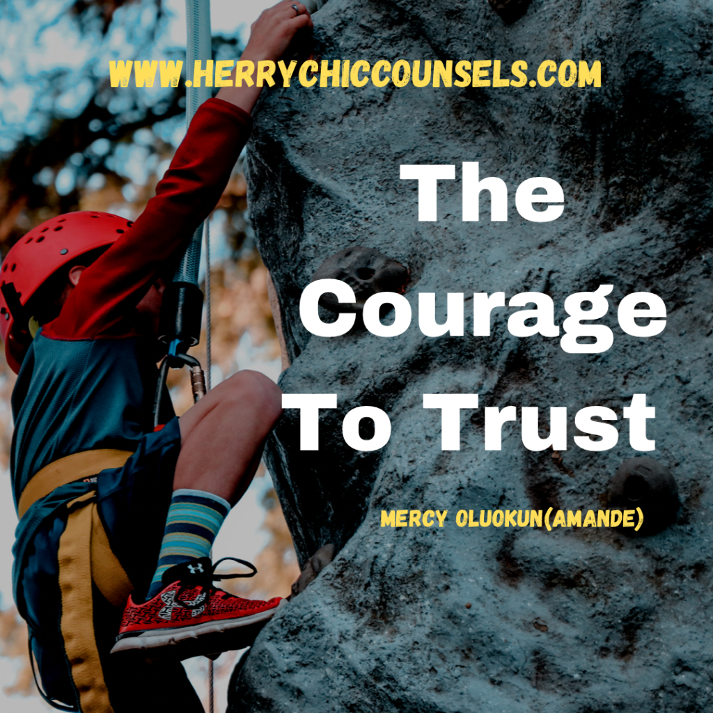 The courage to trust 