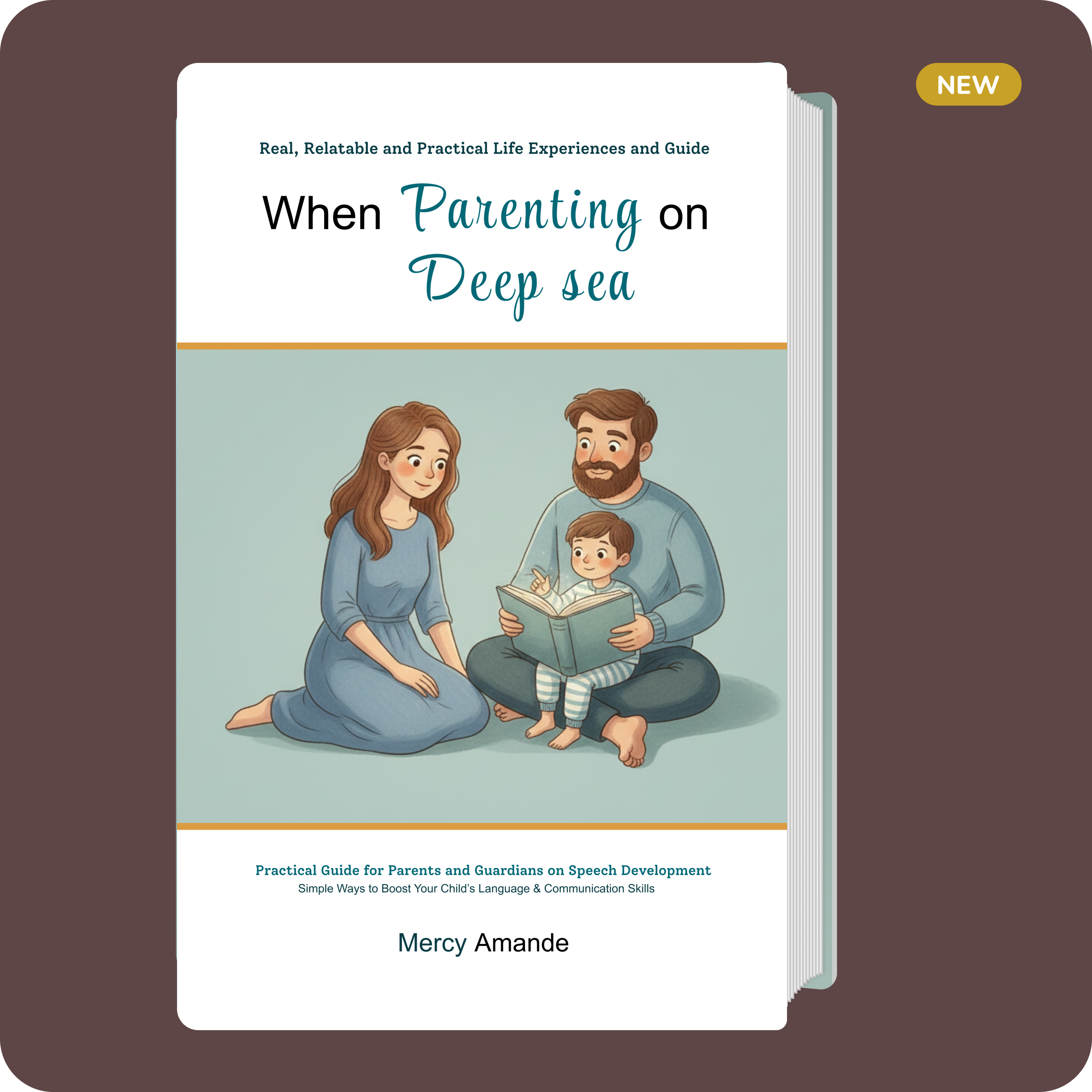 When parenting on the deep sea book for parents and guardians on speech development and early childhood experiences.